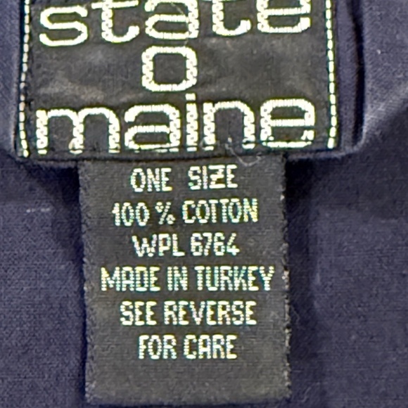 State O Maine Men's Vintage Cotton Paisley Print Lightweight Robe Blue/Green OS - Picture 6 of 8